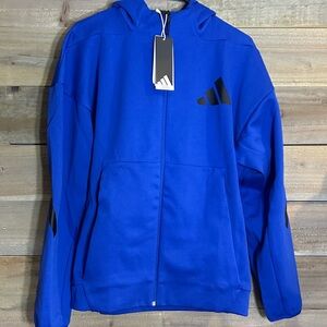 Adidas Men's Performance Jacket in Vibrant Blue